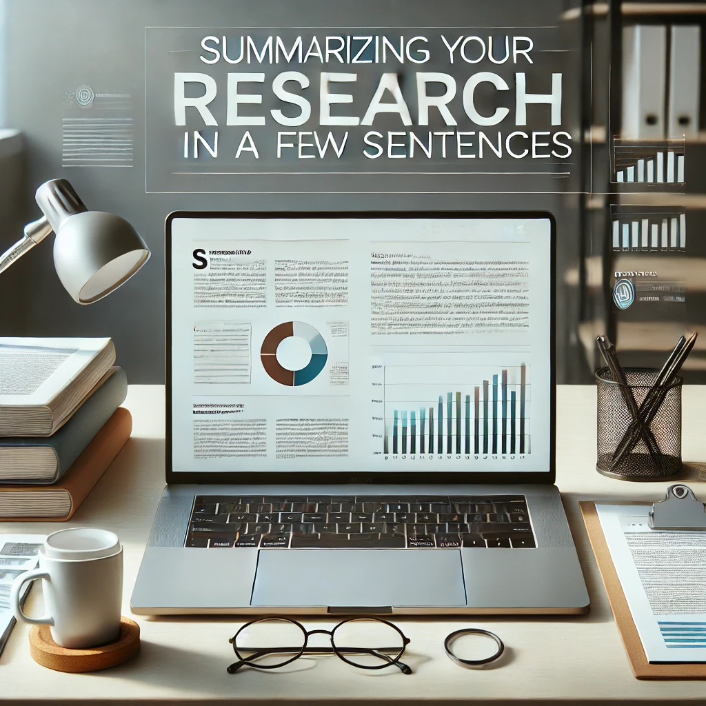 Summarizing Your Research in a Few Sentences