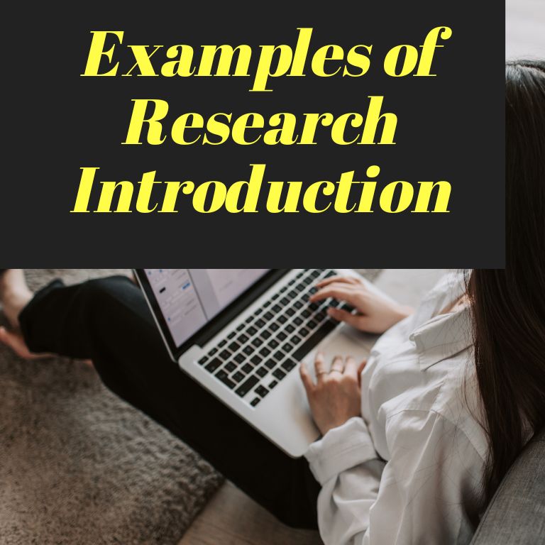 Examples of Research Introduction